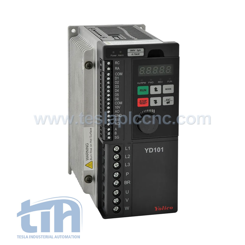 قیمت اینورتر 0.75kw تکفاز YD101 یولیکو Yolico