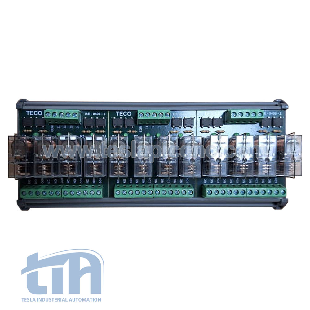 teko-12-channel-relay-board-24v-omron-16a-teslaplccnc-com-01 قیمت رله برد 12 کانال تکو | برد رله 24 ولت AC/DC با رله امرون 16 آمپر PLC